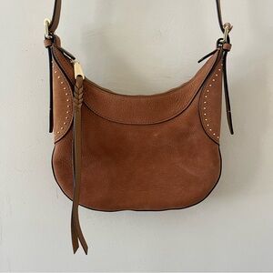 Rebecca Minkoff | brown suede crossbody purse